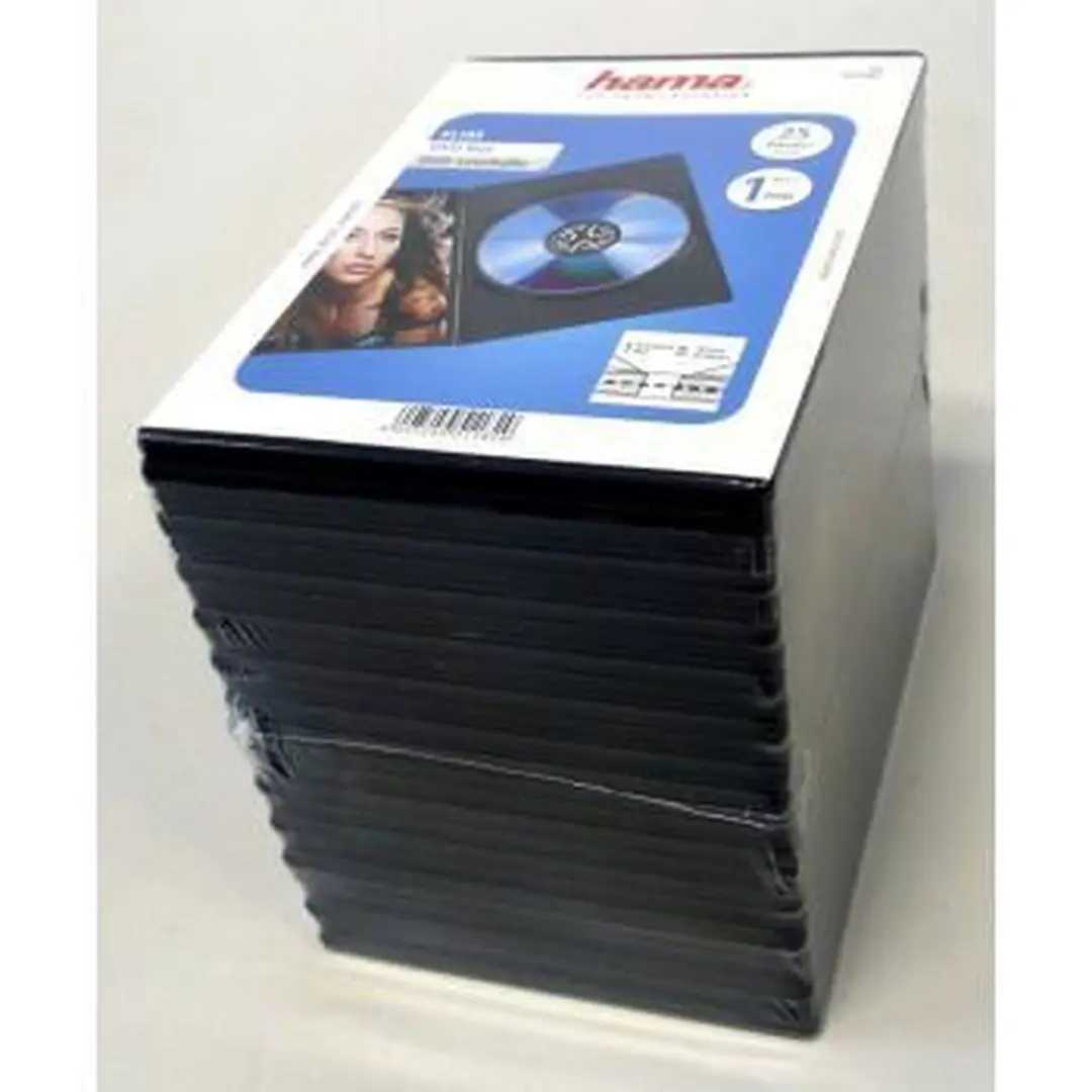 Hama Dvd Slim Box MPN 00051182 - 25 Stuks Zwart