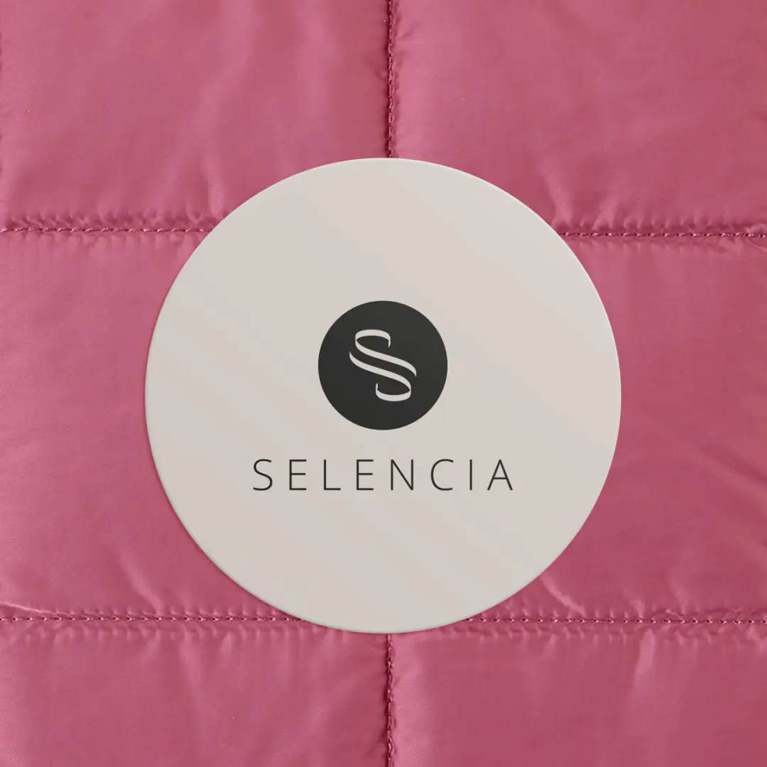 Selencia Puffy Sleeve 14" Laptophoes - Roze