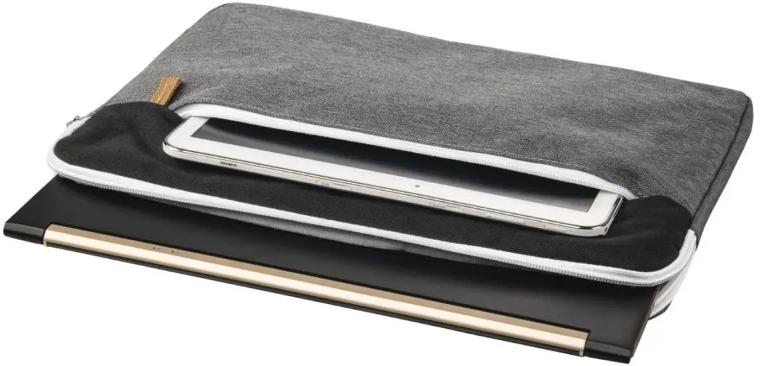Hama Florence Laptop Sleeve 34cm - Zwart/Grijs