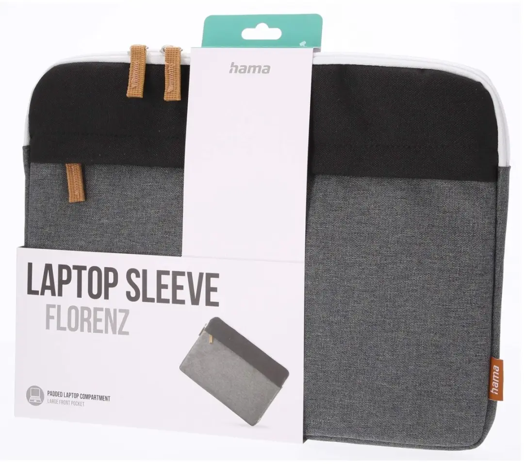 Hama Florence Laptop Sleeve 34cm - Zwart/Grijs