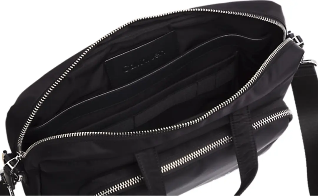 Calvin Klein Repeat Logo Laptoptas 15 inch - Zwart