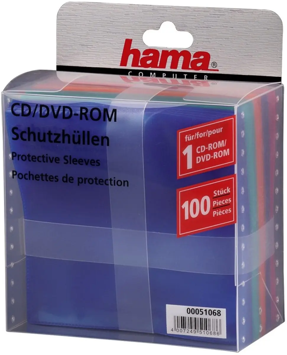 Hama CD/DVD/Blu-ray Hoesjes