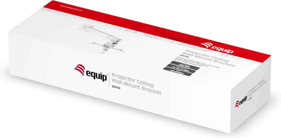 Equip Projectorbeugel 202954 - 15° Kantelbaar - Wit
