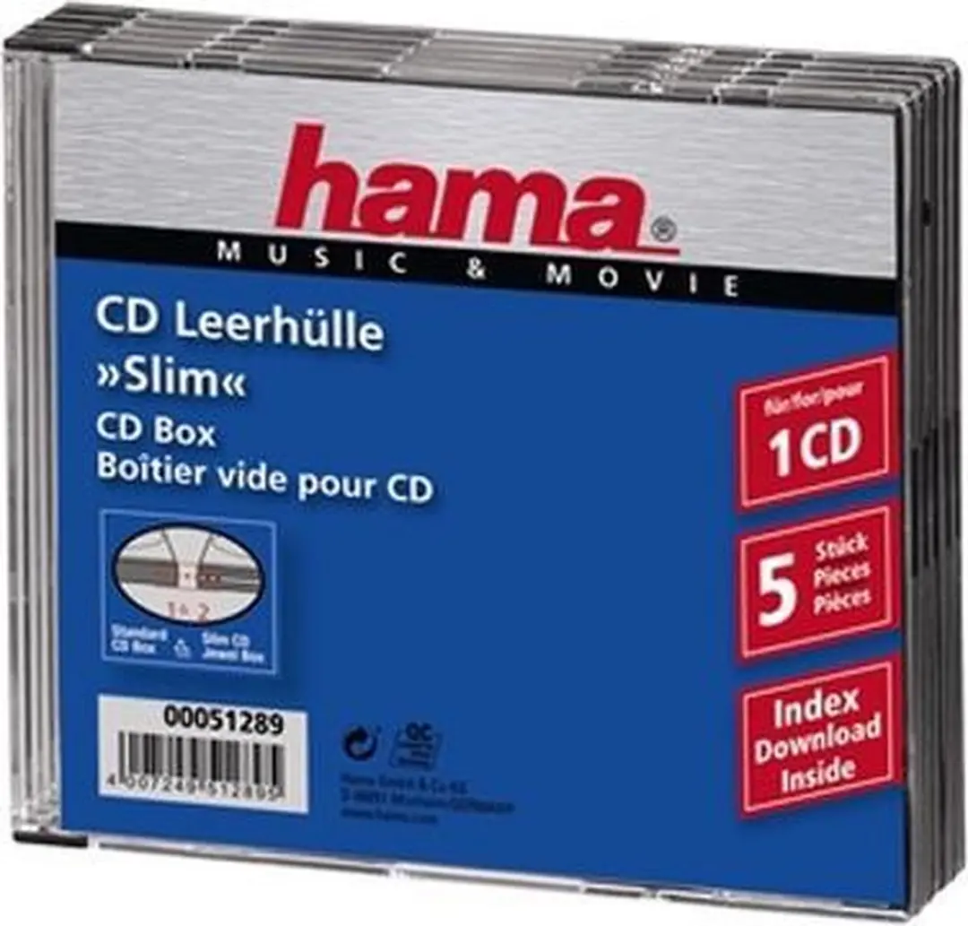Hama CD Box 25 Vakken