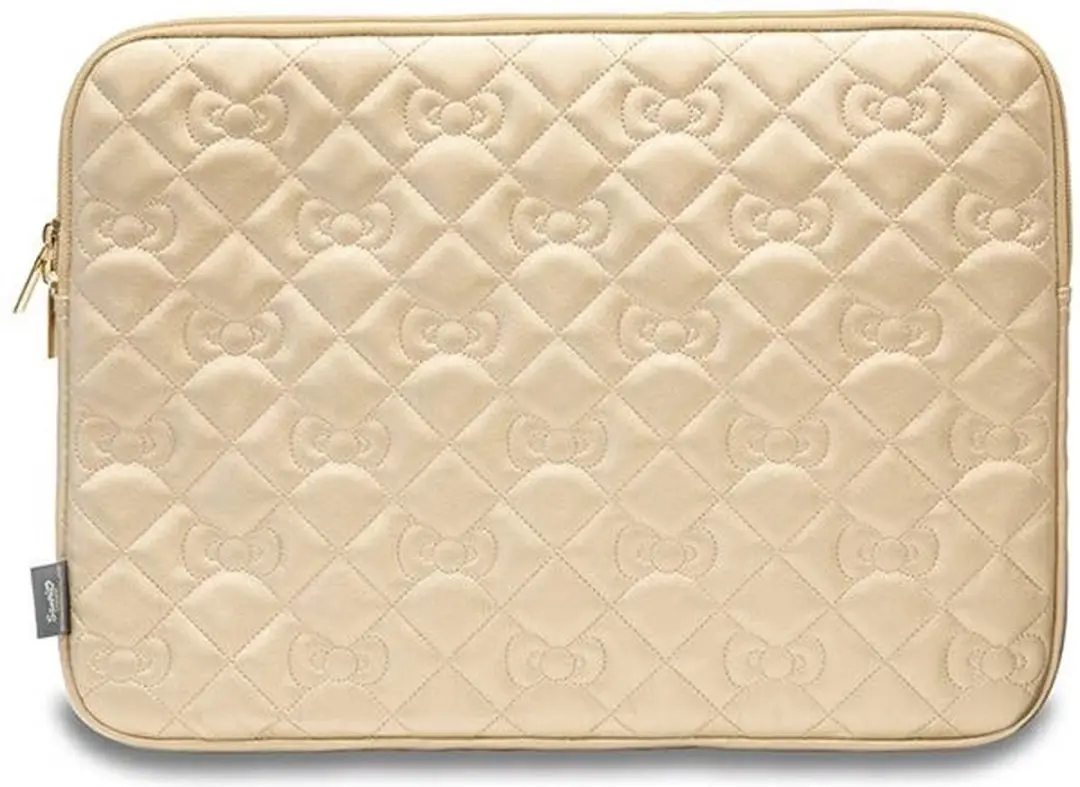 Hello Kitty MacBook Sleeve 14" - Goud - Kunstleer