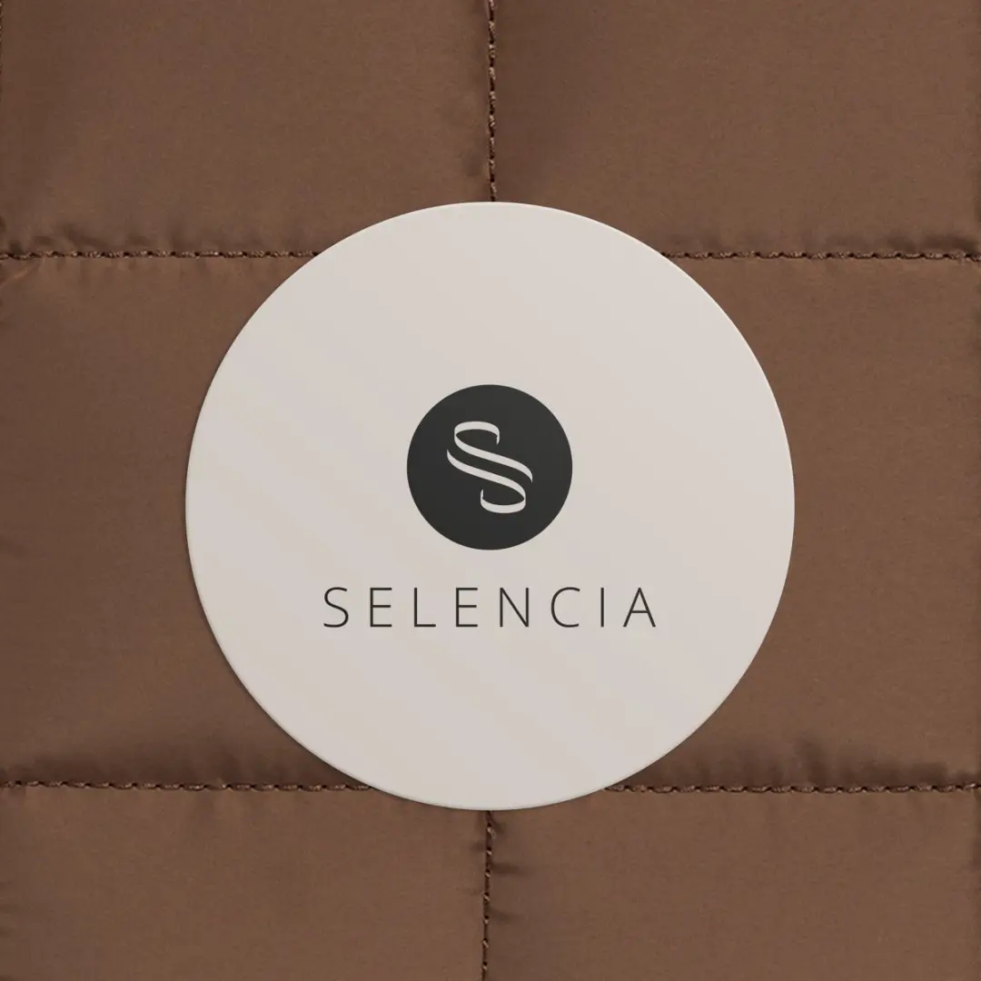 Selencia Puffy Sleeve 14" Laptophoes - Mocha