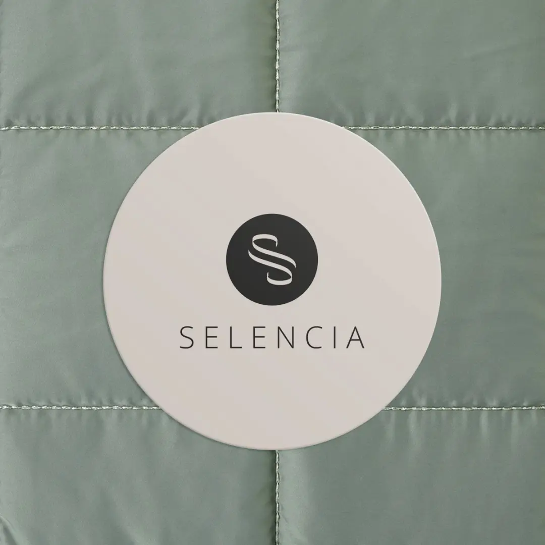 Selencia Puffy Sleeve 16 inch - Laptophoes Sage Green