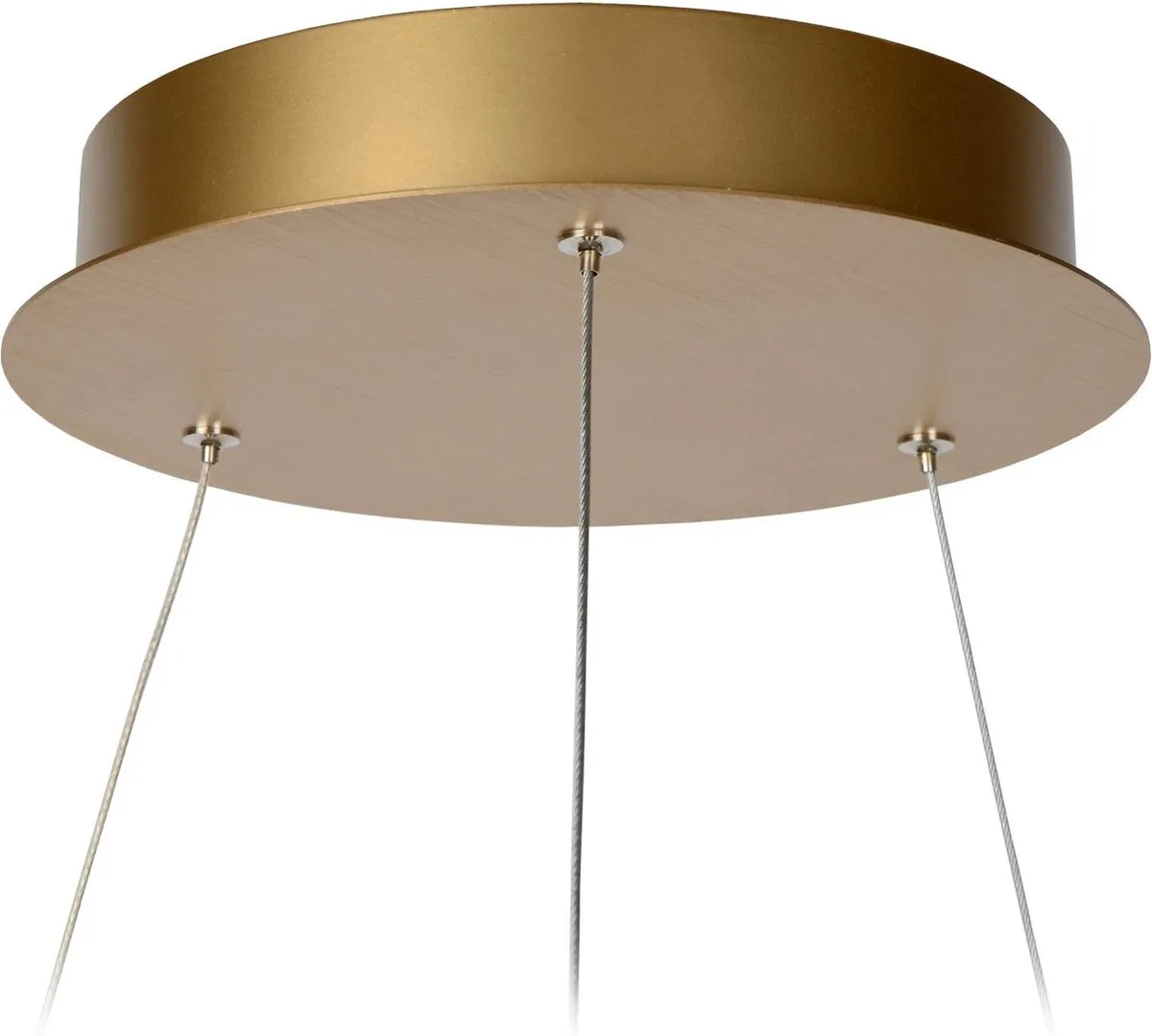 Lucide Vidal Hanglamp Ø58cm - Mat Goud/Messing