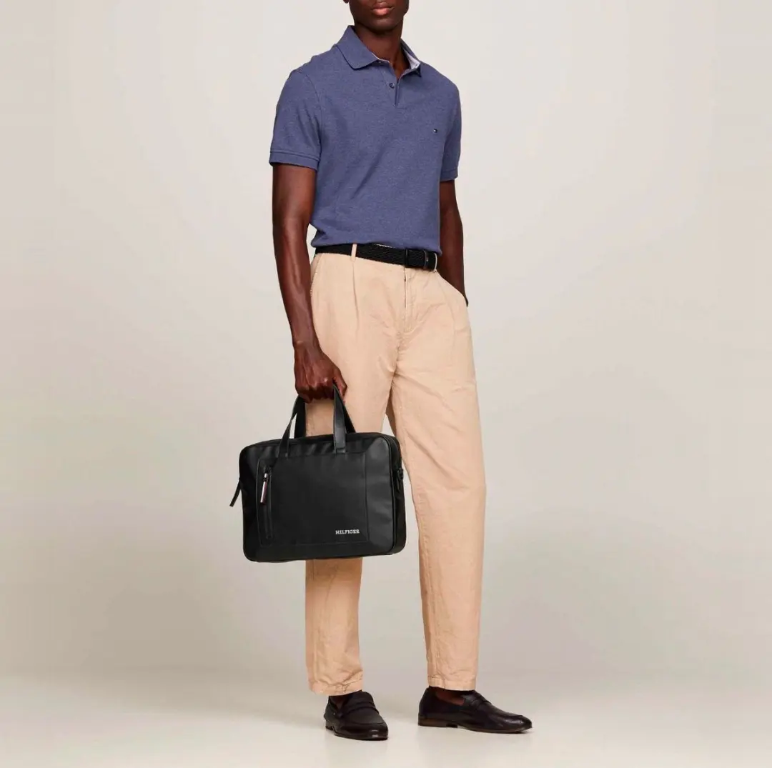 Tommy Hilfiger Laptoptas AM0AM1178BDS - 15 inch - Zwart