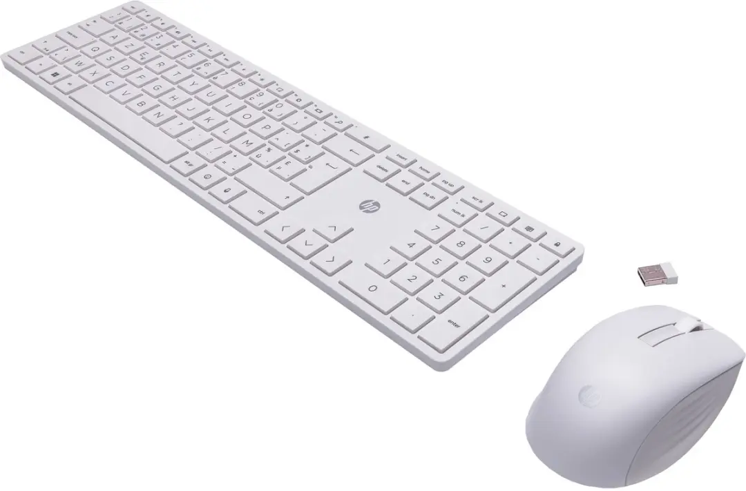 HP 650 Draadloos Toetsenbord & Muis Combinatie AZERTY Wit