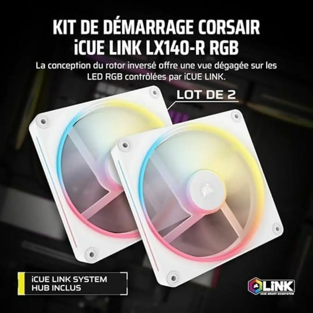 Corsair Cooling Base 88754 Laptop - Multicolor/Wit