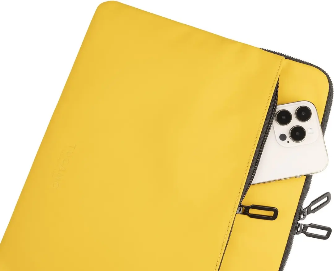 Tucano Gommo Sleeve MacBook 14 Geel - BFGOM1314-Y