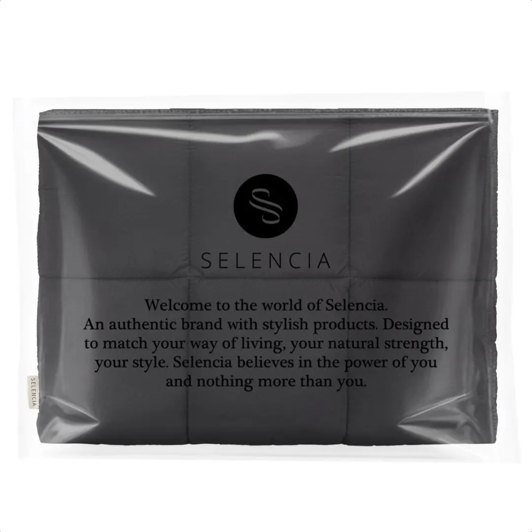 Selencia Vaya Puffy Laptoptas 16" - Zwart