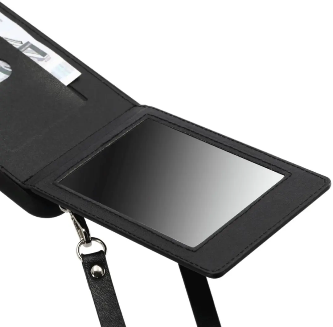 Hama Mirror Cross-body-cover iPhone 11 - Zwart - MPN 188763