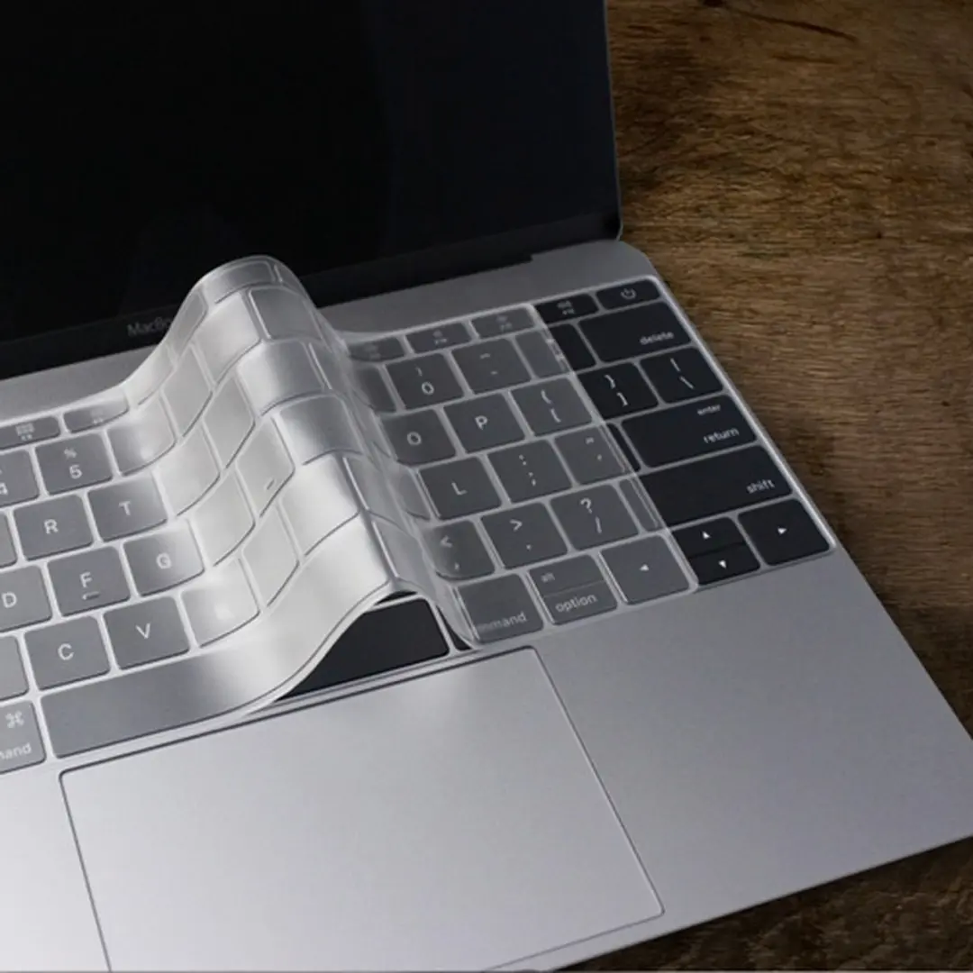 Macally KBGUARDMB-C Toetsenbeschermer MacBook 12/13" - Zwart