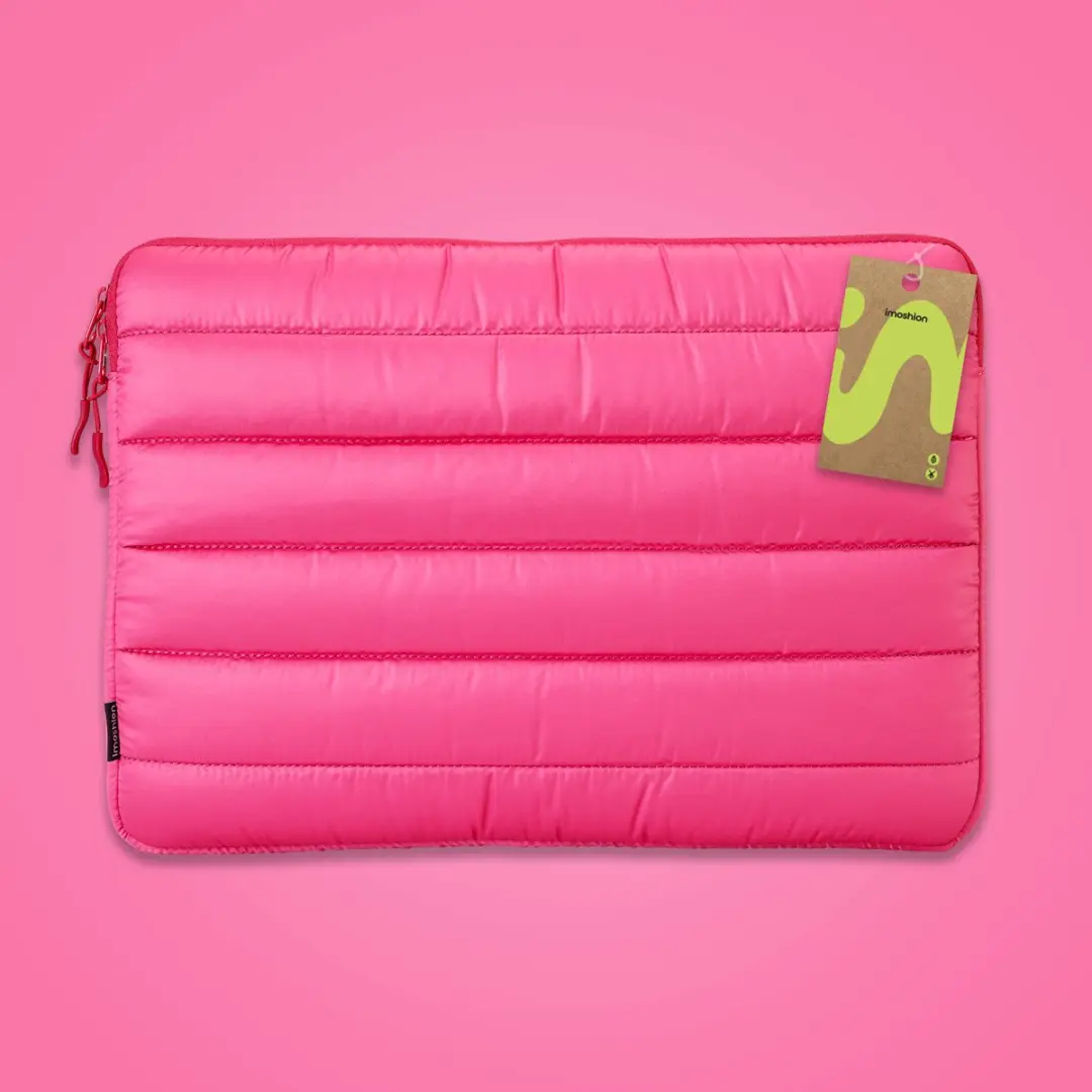 Imoshion Puffer Laptophoes 14" - Hot Pink