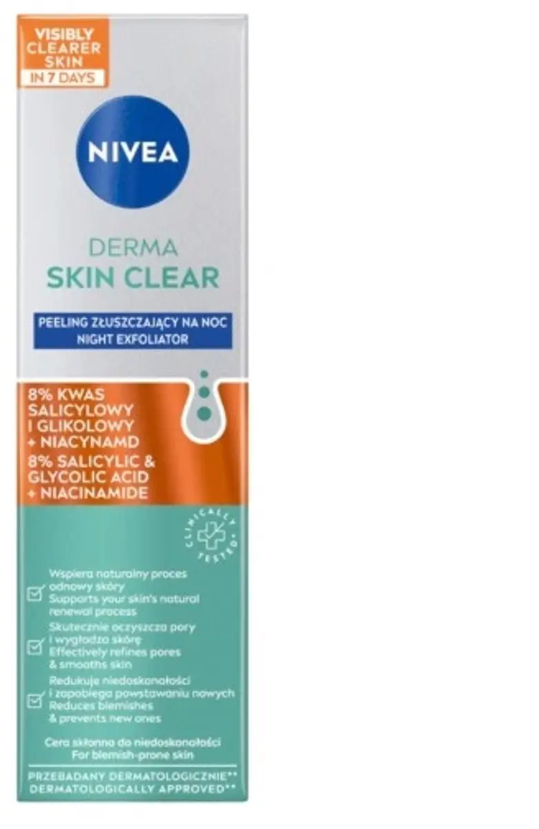 NIVEA Derma Peeling Exfoliërende Nachtcrème 40ml