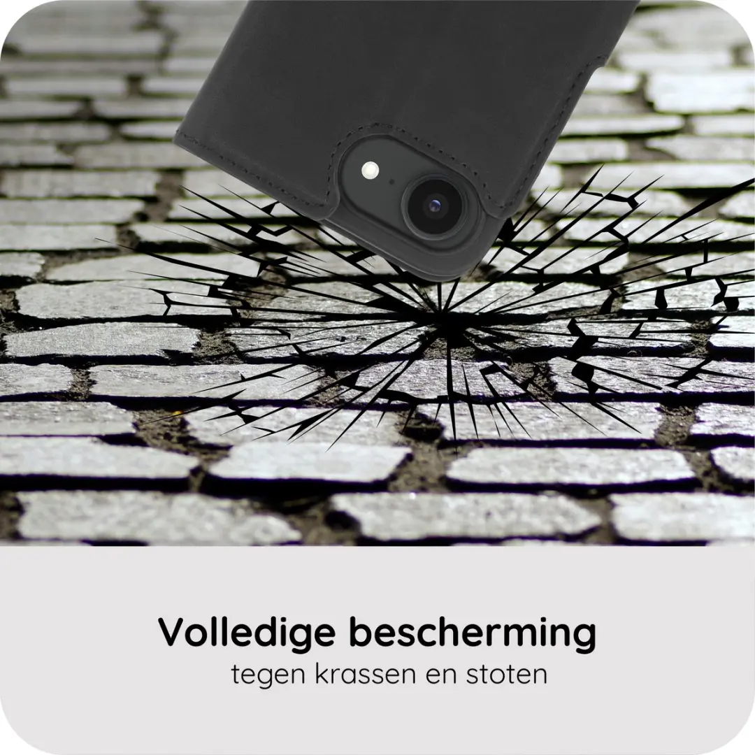 Just in Case iPhone 17e/16e Premium Wallet Hoesje 8450302 - Zwart - afbeelding 4 van 6