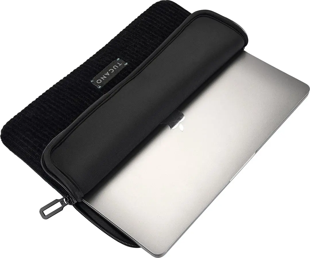 Tucano Velluto Sleeve MacBook 16 - Zwart