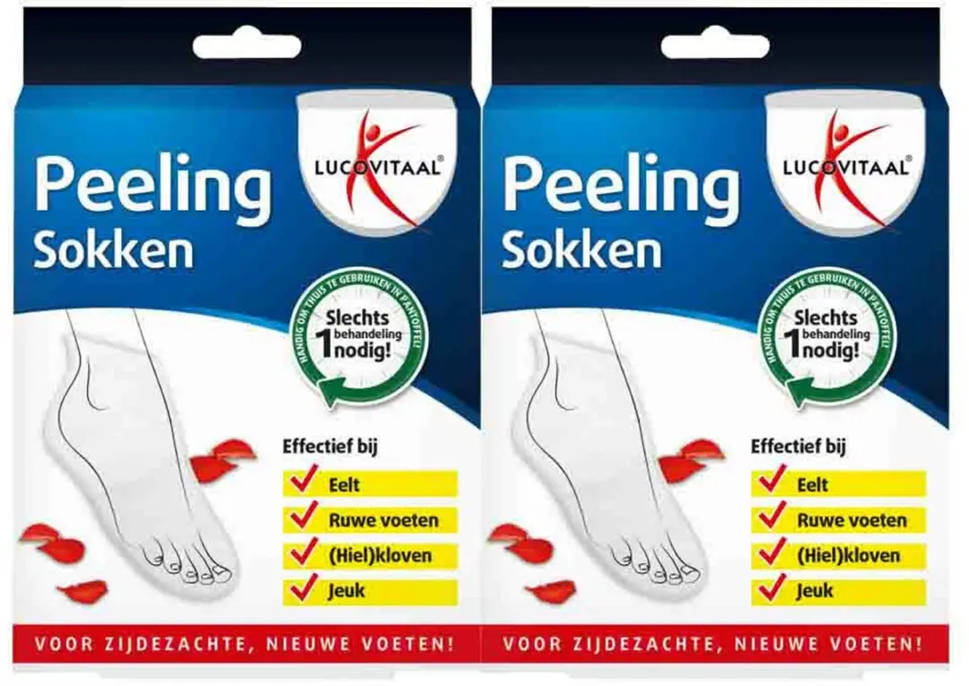 Lucovitaal Peeling Sokken - 2x1 Paar