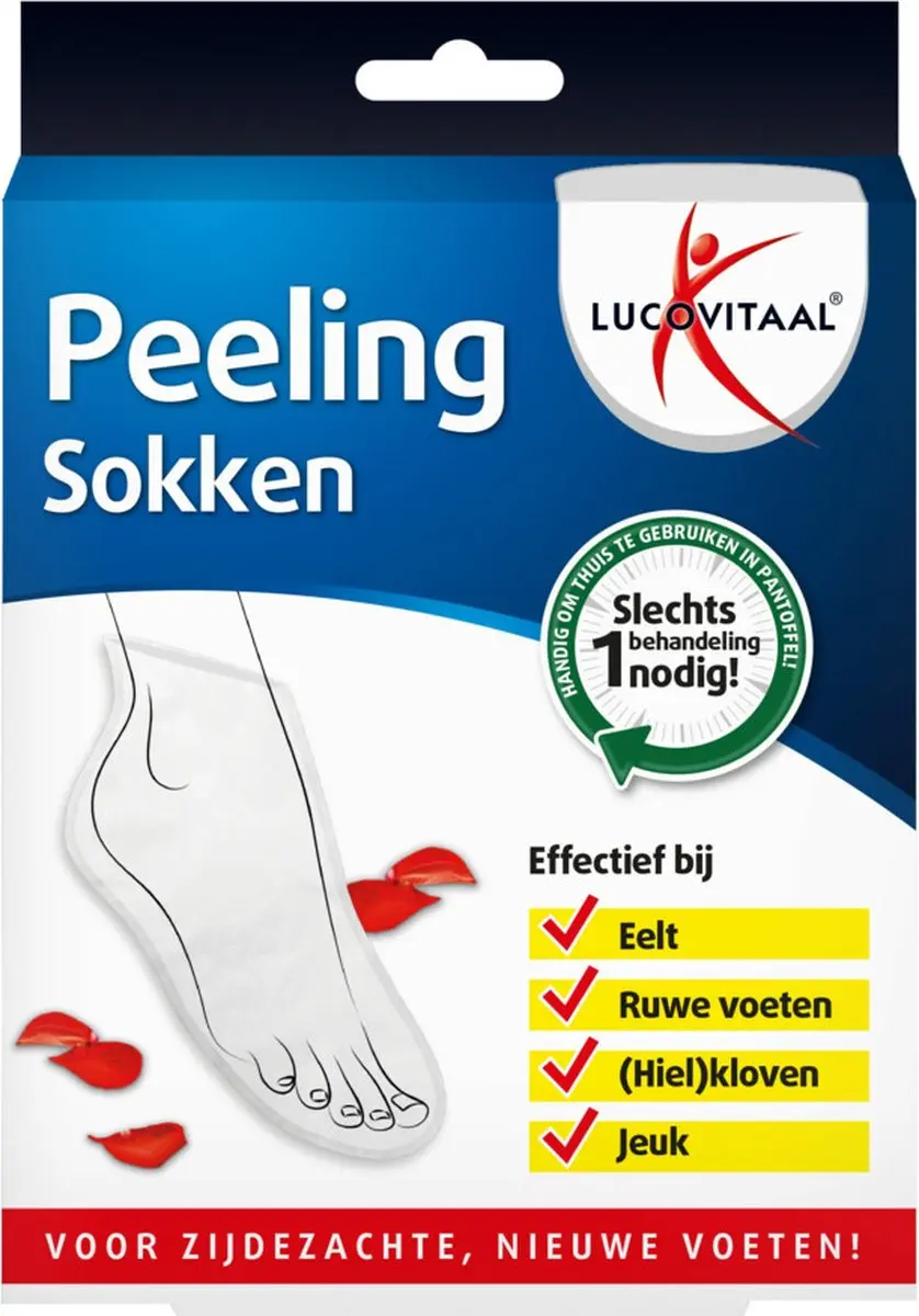 Lucovitaal Peeling Sokken - 2x1 Paar