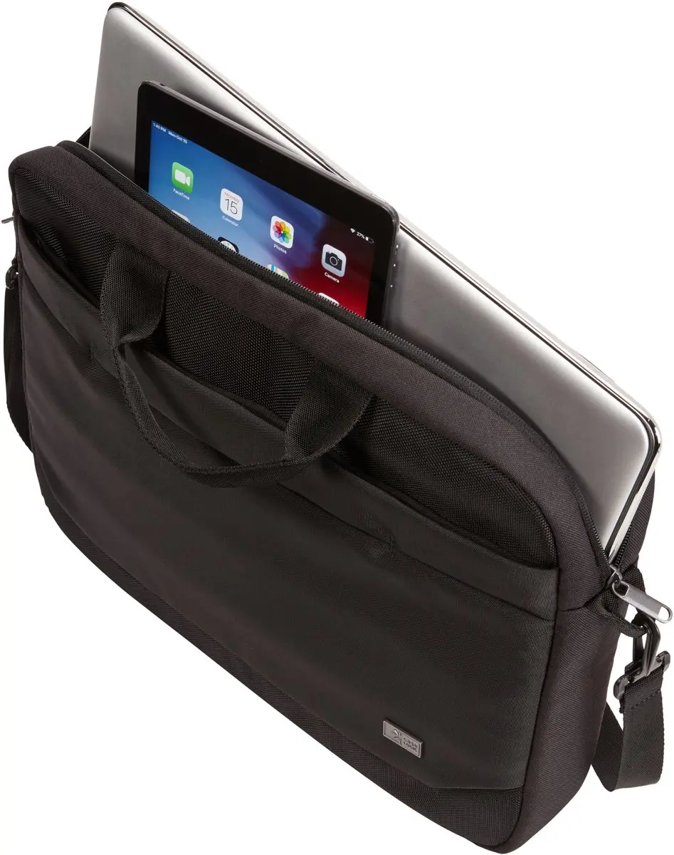 Case Logic Advantage ADVA-116 BLACK Laptopschoudertas 15" - Zwart