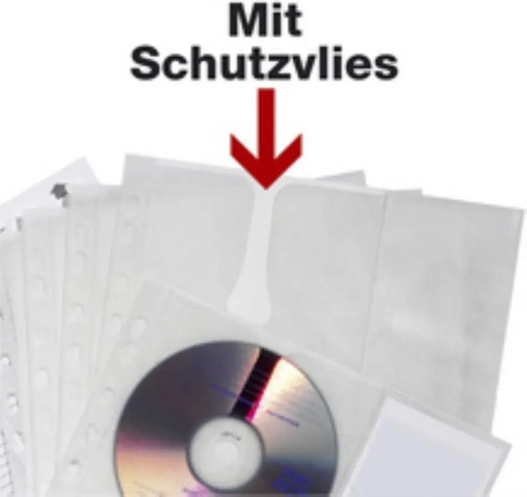 Durable 520319 CD/DVD-Ordnerhoes - 2 Vakken - 5 Stuks - Transparant - afbeelding 6 van 6