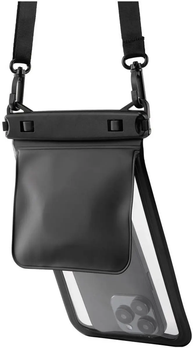 Renkforce RF-6956970 Waterdichte Smartphonehoes - Black/Transparant