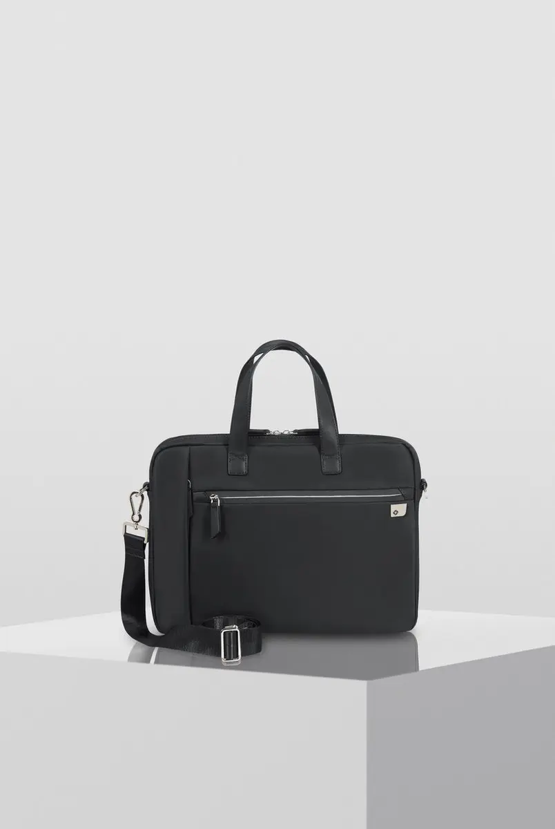 Samsonite Eco Wave Laptopschoudertas 15.6" - 3 Vakken - Zwart