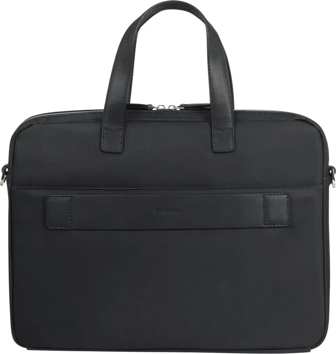 Samsonite Eco Wave Laptopschoudertas 15.6" - 3 Vakken - Zwart - afbeelding 6 van 6