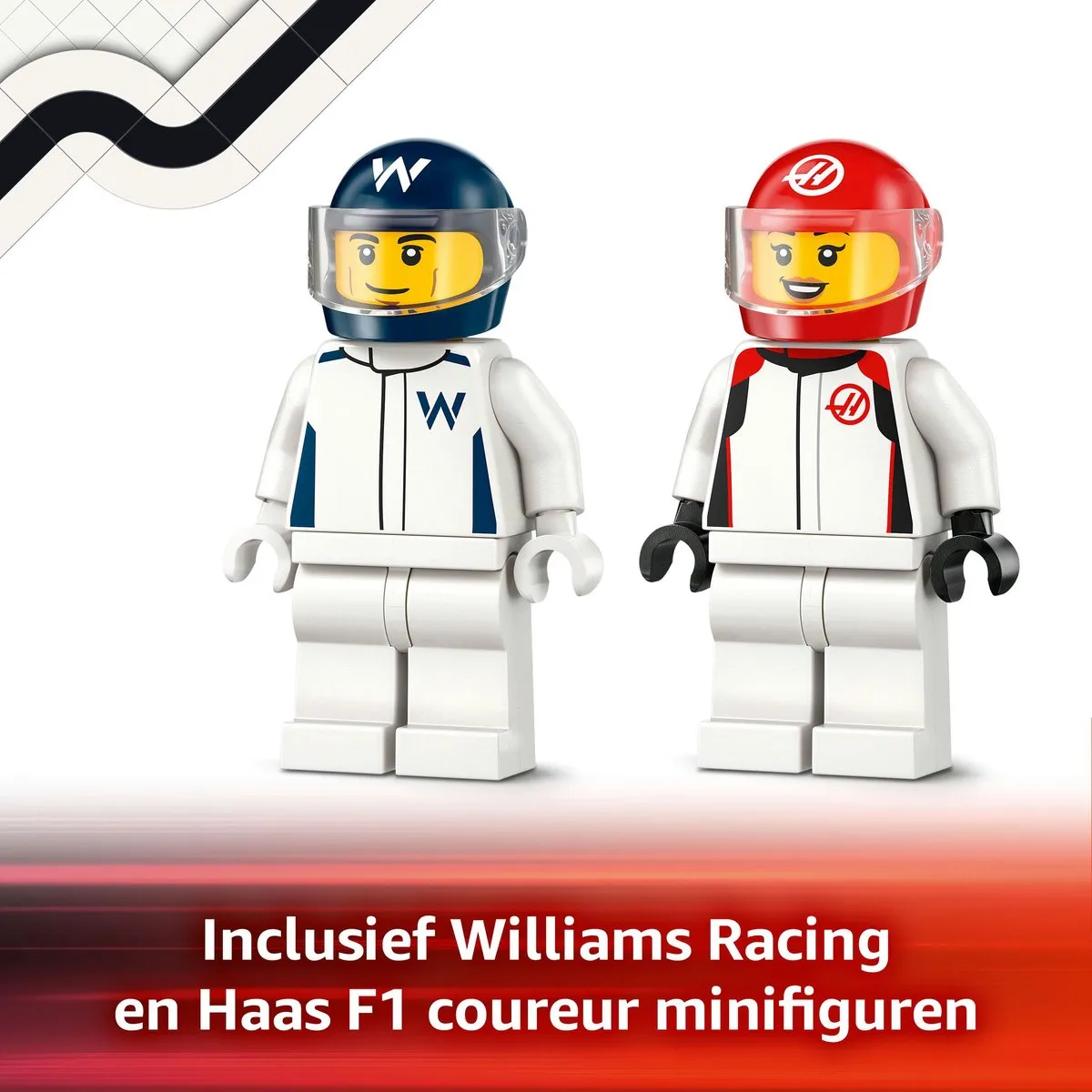 LEGO City F1 Williams & Haas Racewagens 60464 - 2 Minifiguren - afbeelding 6 van 6