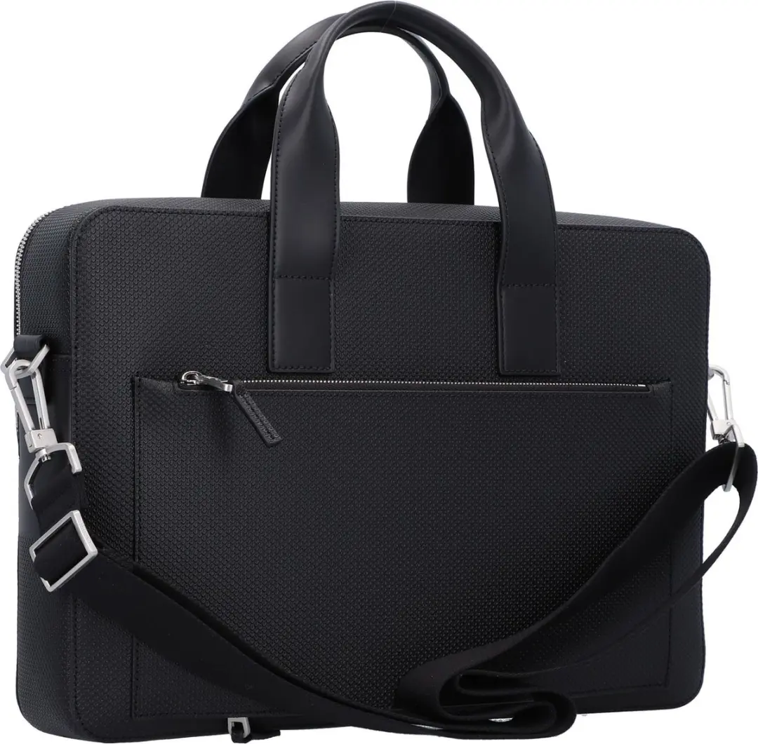 Lacoste Chantaco Laptoptas NH2921CE 000 - 12 inch - Zwart - afbeelding 6 van 6