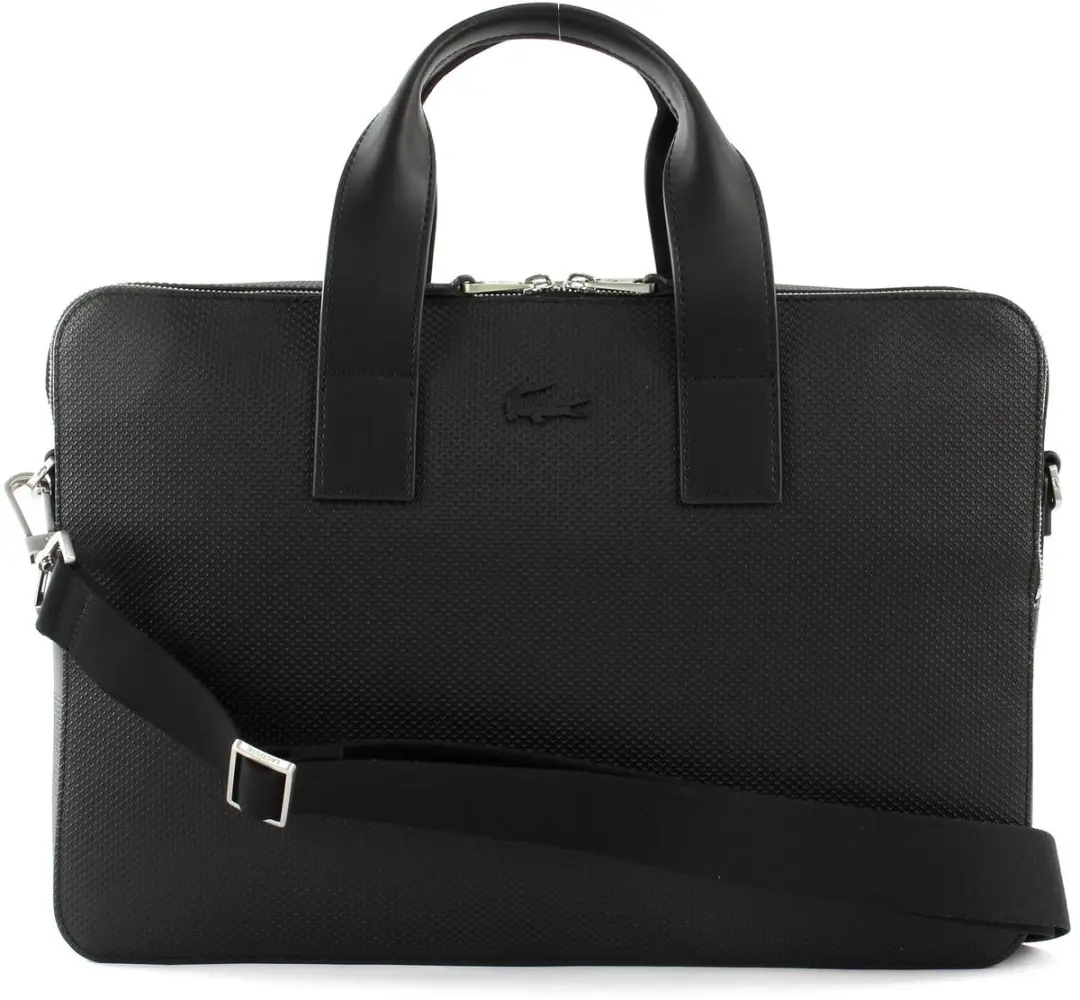 Lacoste Chantaco Laptoptas NH2921CE 000 - 12 inch - Zwart