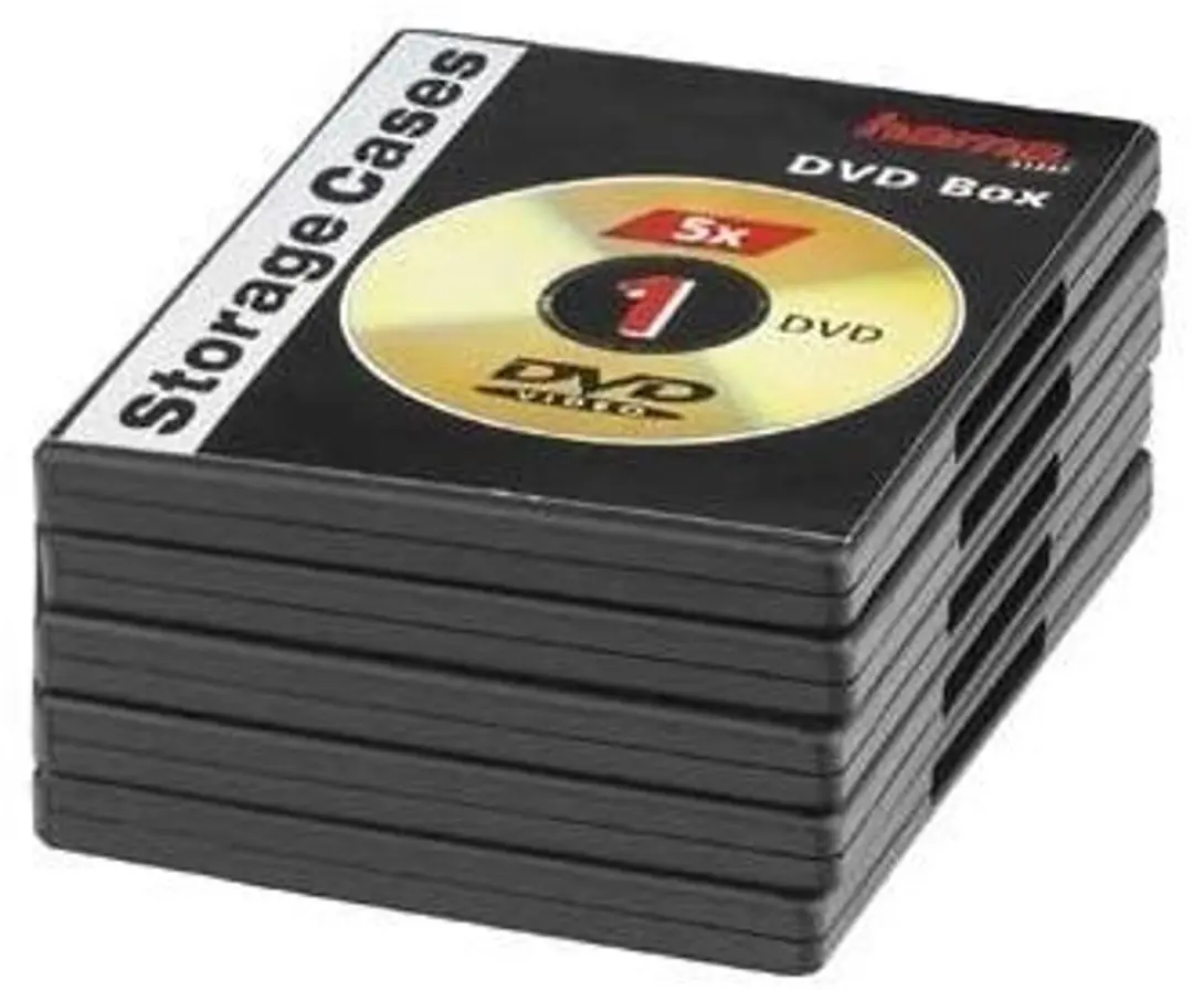 Hama DVD Box 25 Vakken - 5 Stuks Zwart - afbeelding 6 van 6