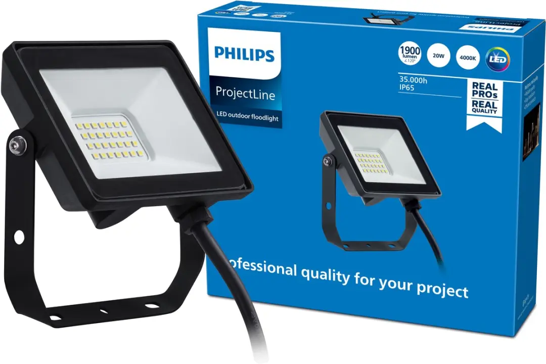 Philips ProjectLine Straler 20W Koel Wit 4000K