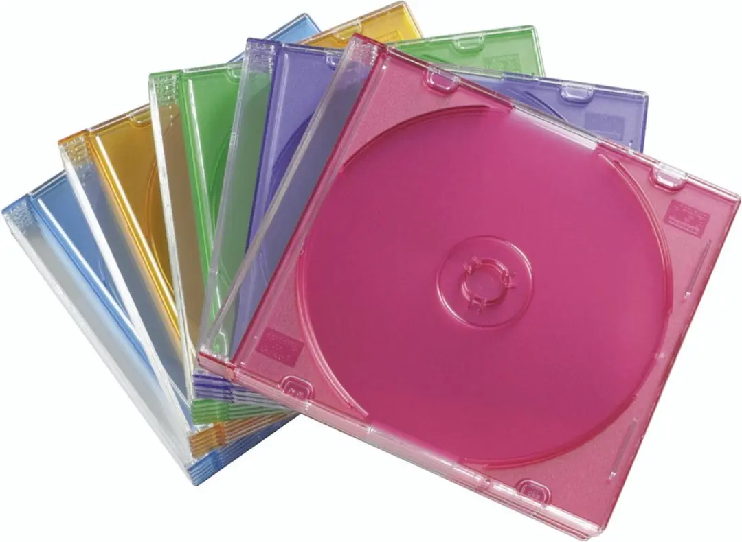 Hama CD Box Slim 25 Stuks - 5 Kleuren - MPN 00051166