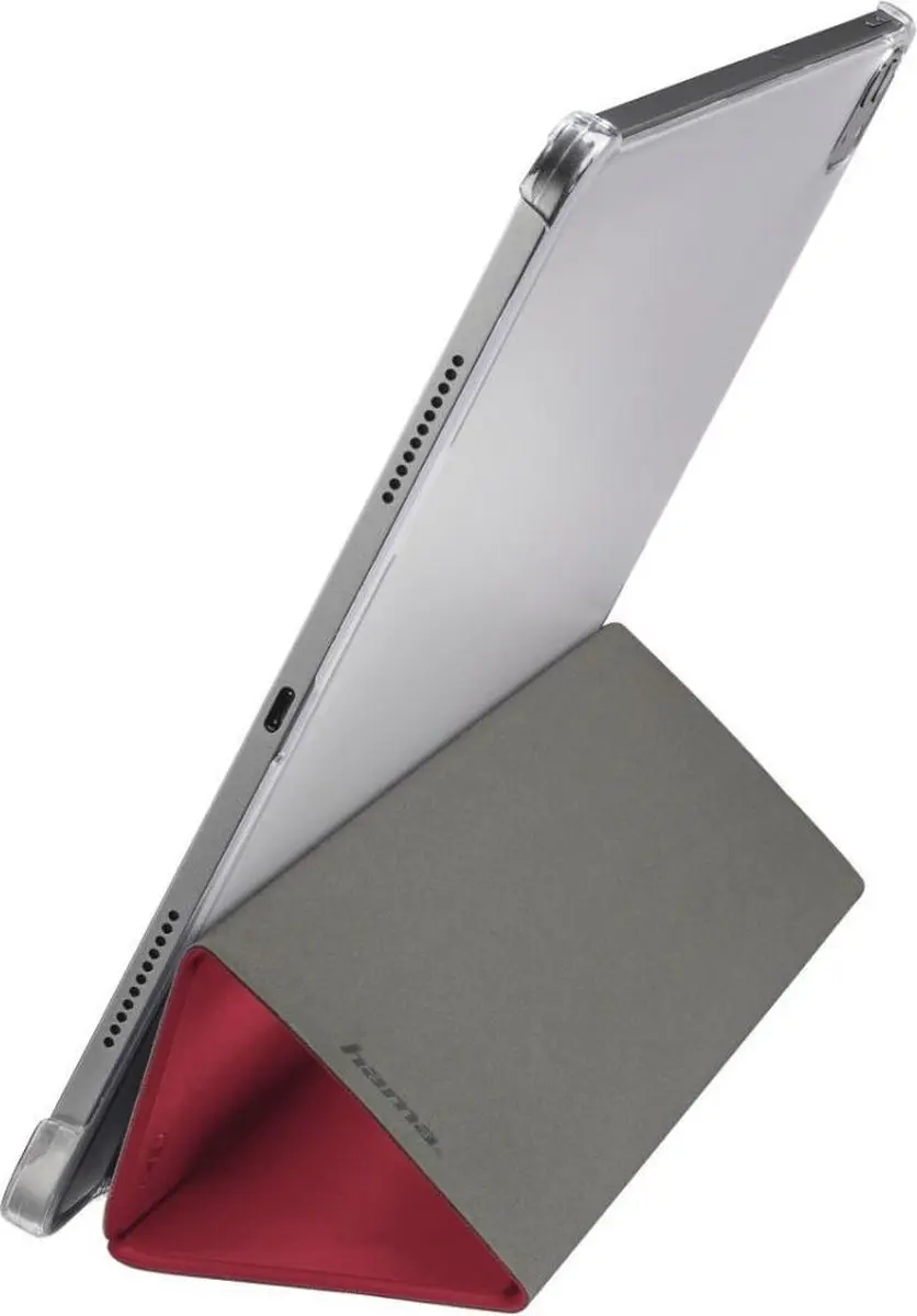 Hama Fold Clear Tablethoes iPad Pro 12.9 (2020/2021) - Rood - afbeelding 6 van 6