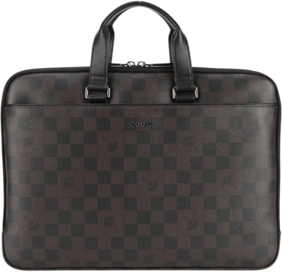 Joop! Cortina Piazza Janus Laptoptas 11" - Donkerbruin - afbeelding 6 van 6