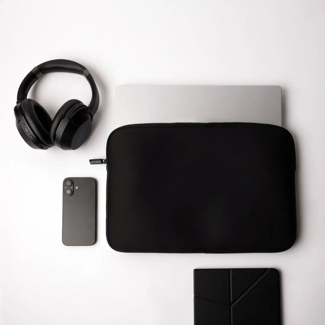 Accezz Laptophoes 14 inch - Zwart
