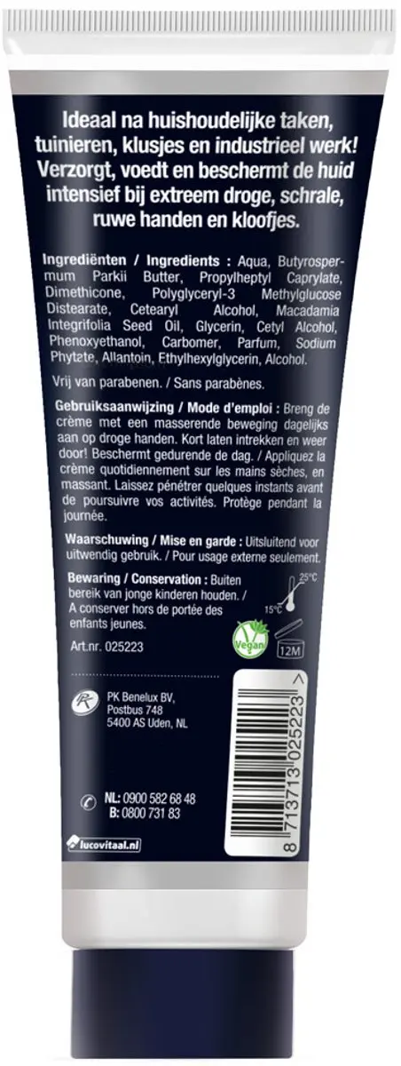 Lucovitaal Werkhanden Crème 3x100ml