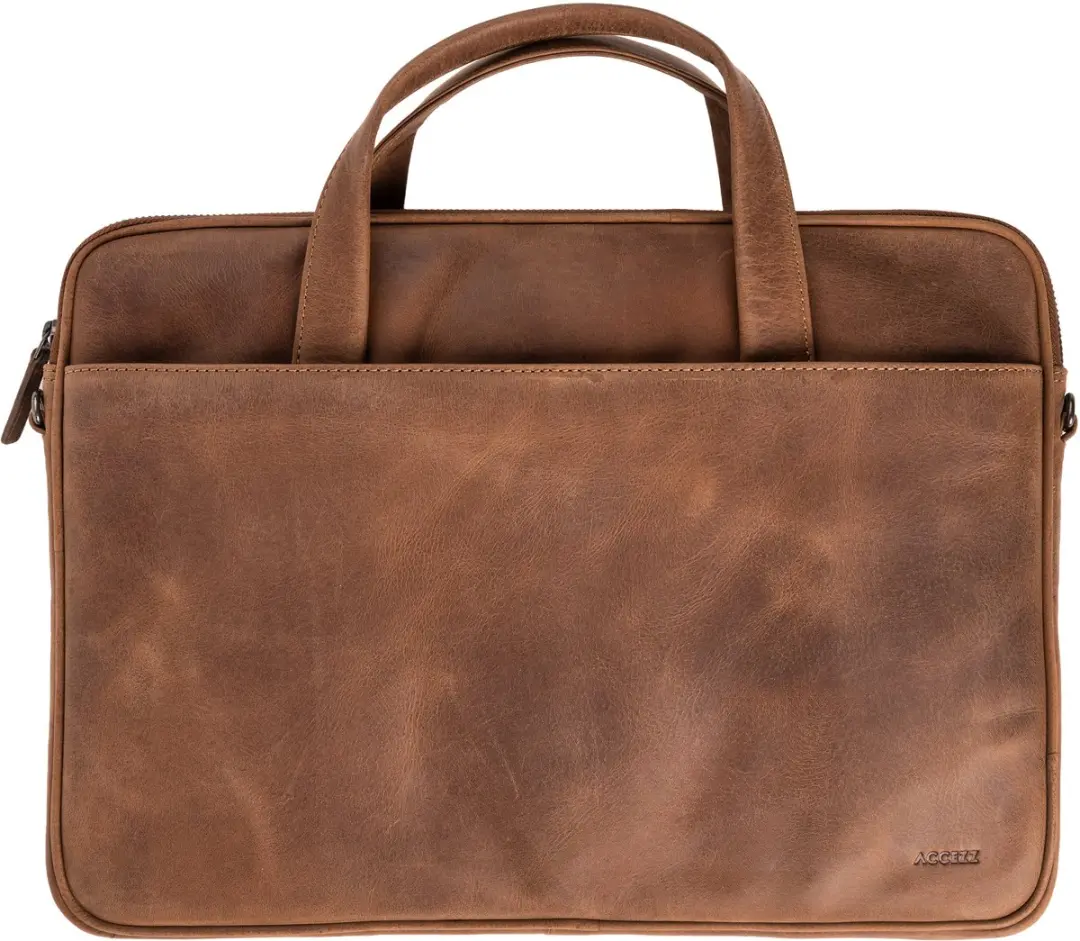 Accezz Leren Laptoptas 16 inch