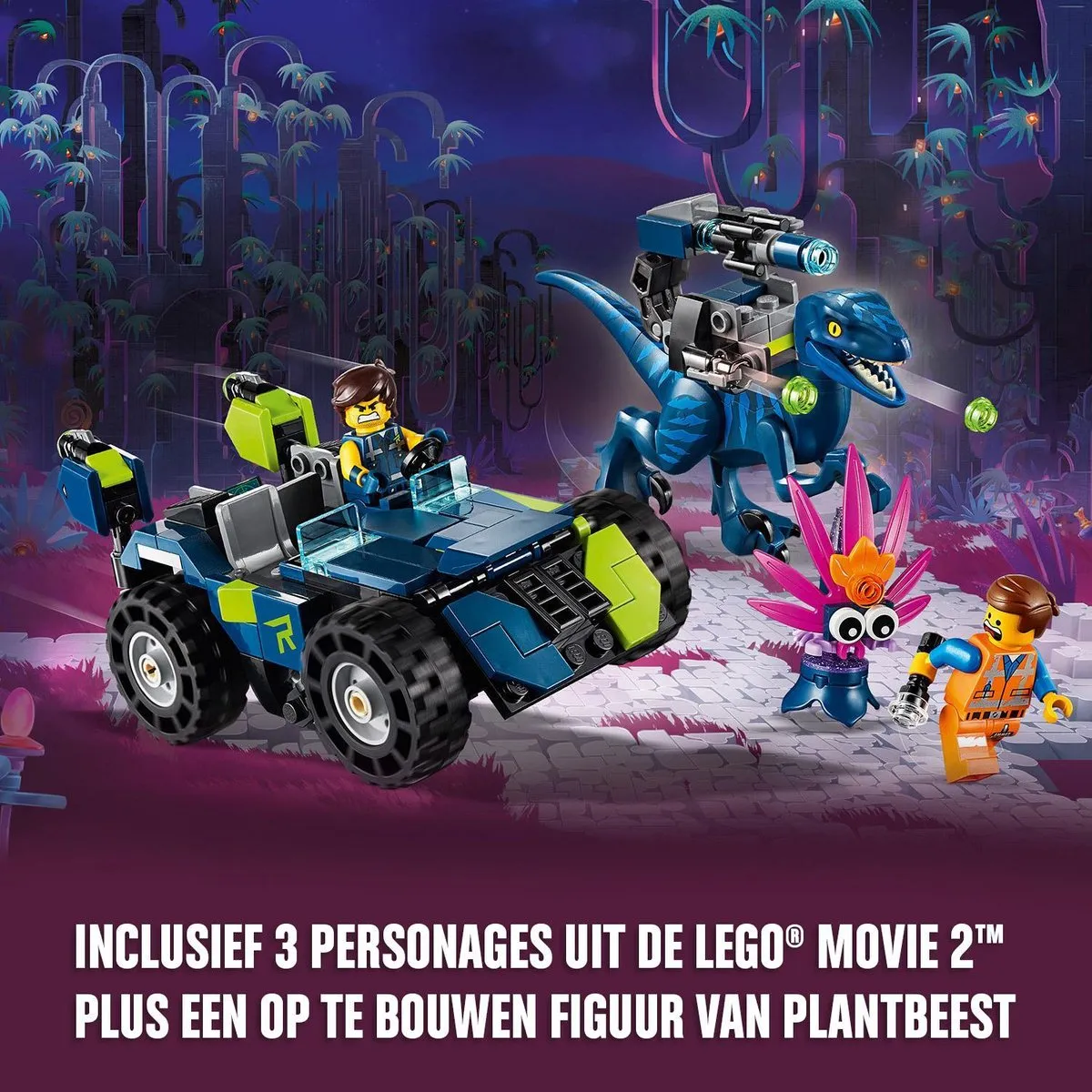 LEGO The Movie 2 Rex's Rex-treme Offroader 70826 - 236 Stukken - Paars - afbeelding 5 van 6