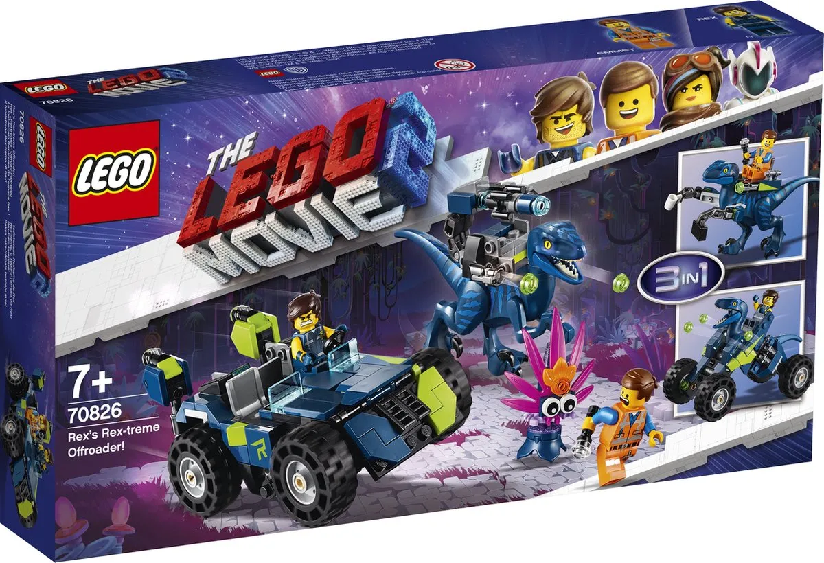 LEGO The Movie 2 Rex's Rex-treme Offroader 70826