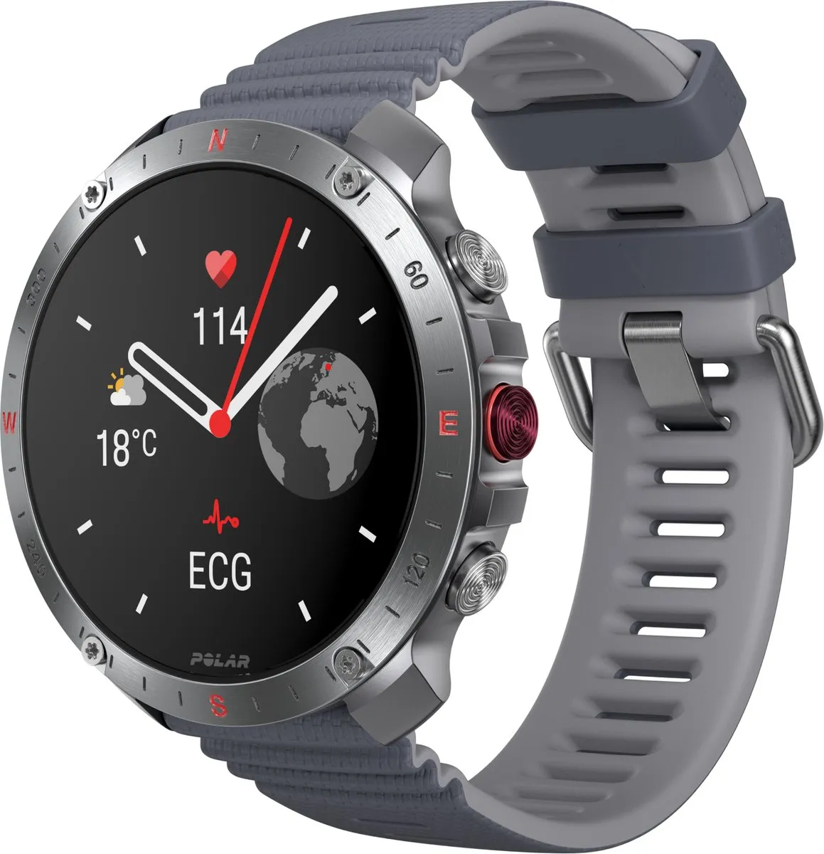 Polar Grit X2 Pro Smartwatch 48mm - Stone Grey