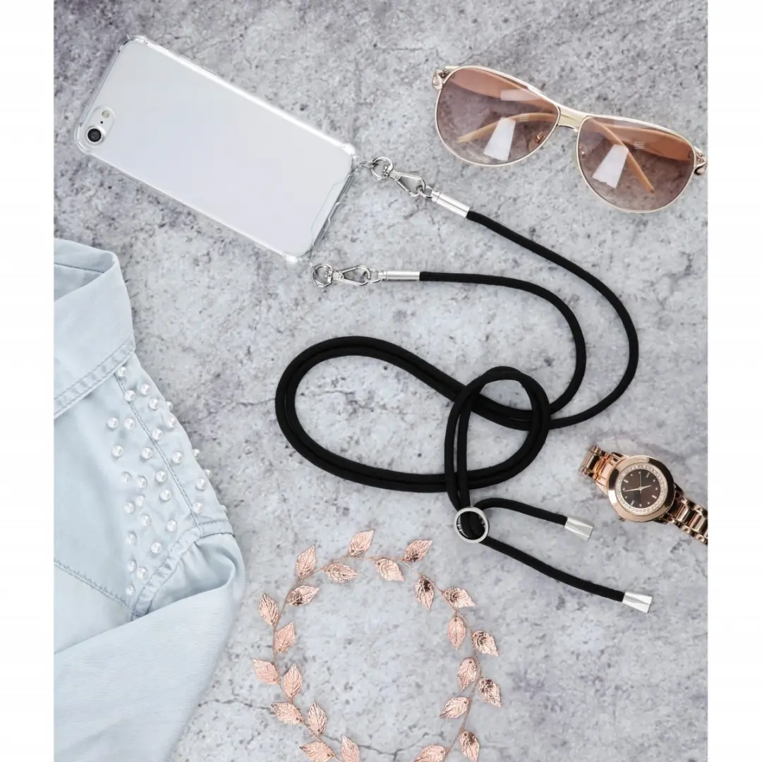 Hama Cross-Body Cover iPhone 12 Mini - Transparant - Kleurenmix
