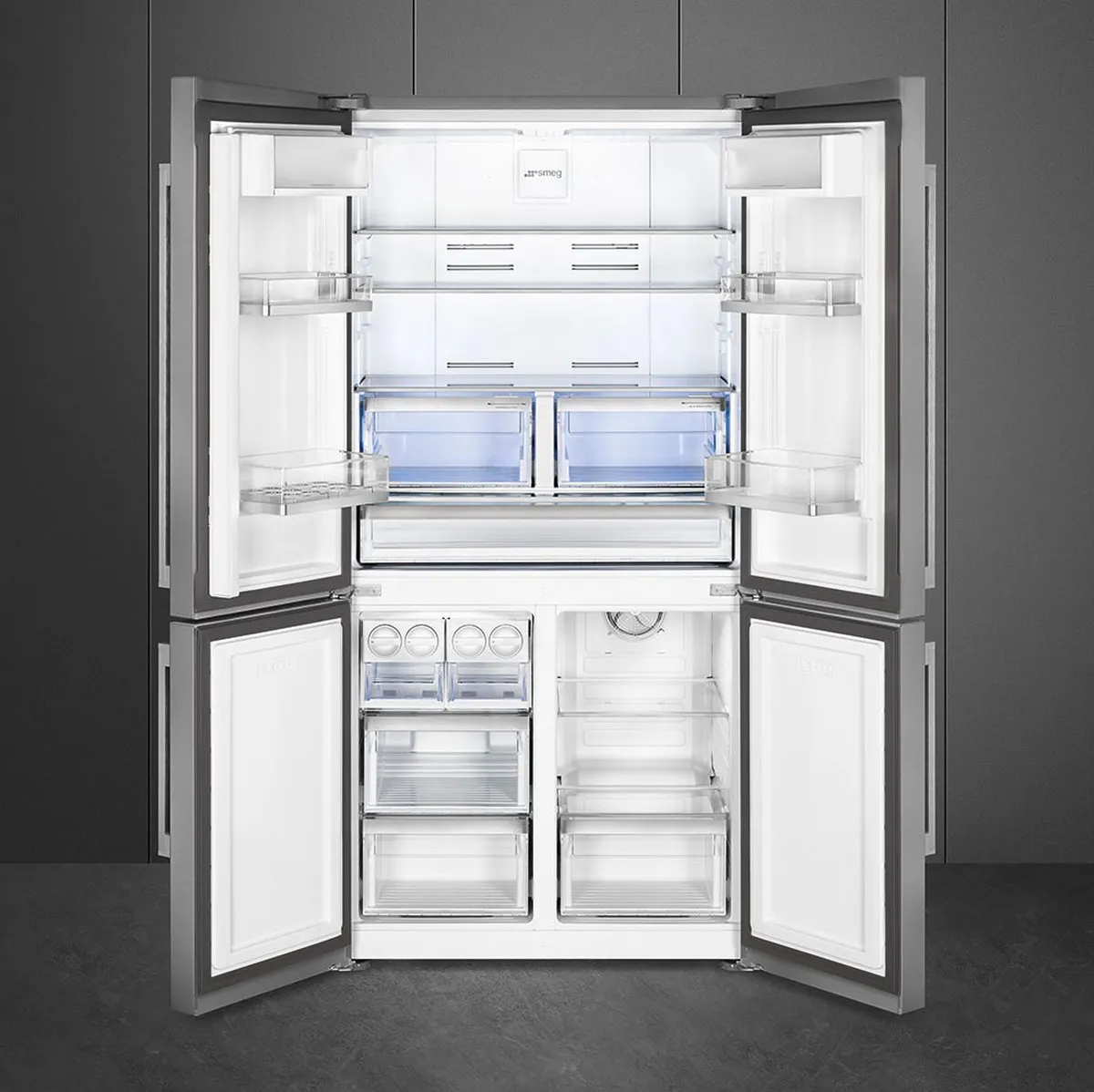 Smeg FQ60XDF Amerikaanse Koelkast - 626L - Vrijstaand - RVS