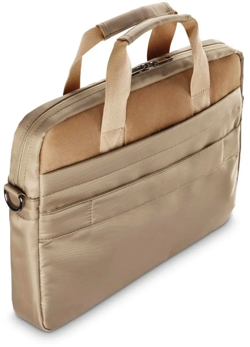 Hama Velvet Notebooktas 15,6" - 41x30x4cm - Sand - afbeelding 6 van 6