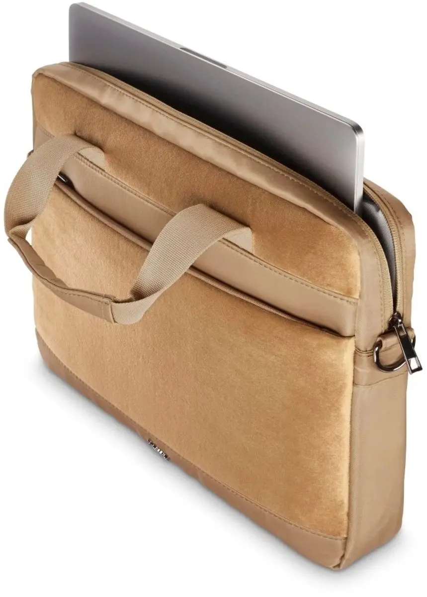 Hama Velvet Notebooktas 15,6" - 41x30x4cm - Sand