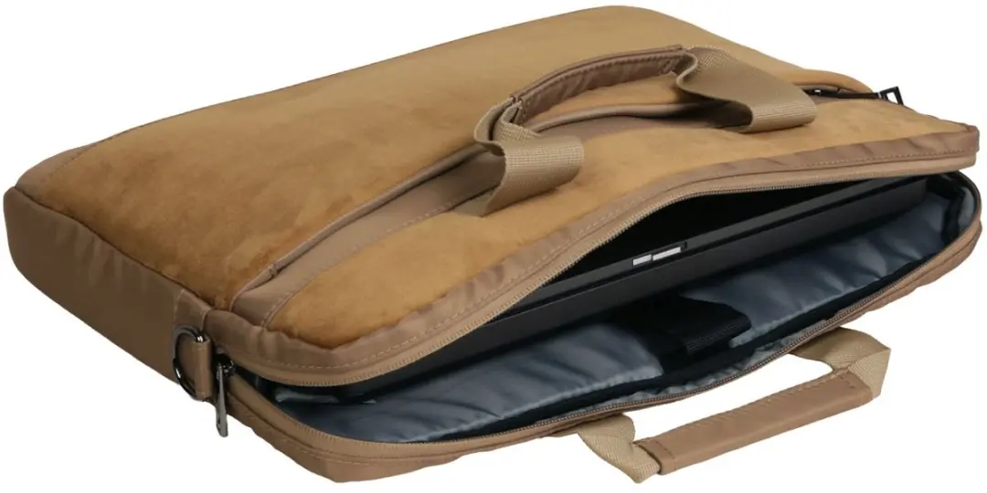 Hama Velvet Notebooktas 15,6" - 41x30x4cm - Sand