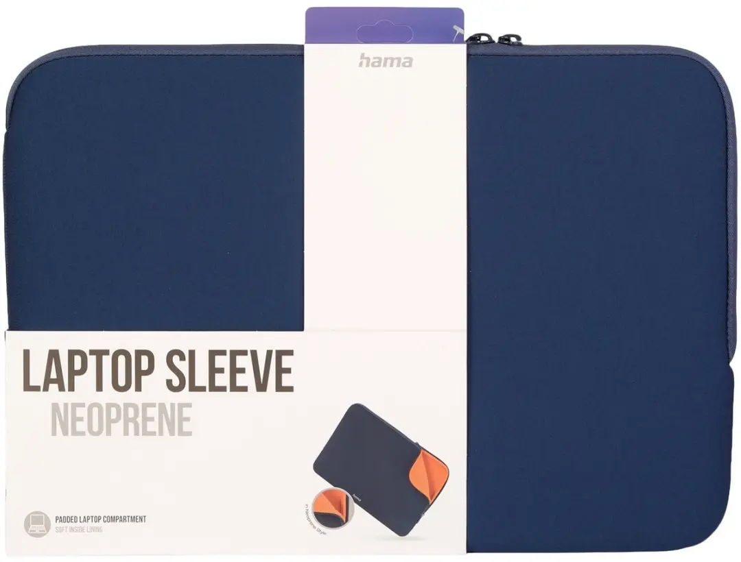 Hama Neoprene Laptophoes 15.6" - Blauw